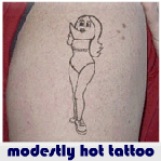 modestly hot tatoo